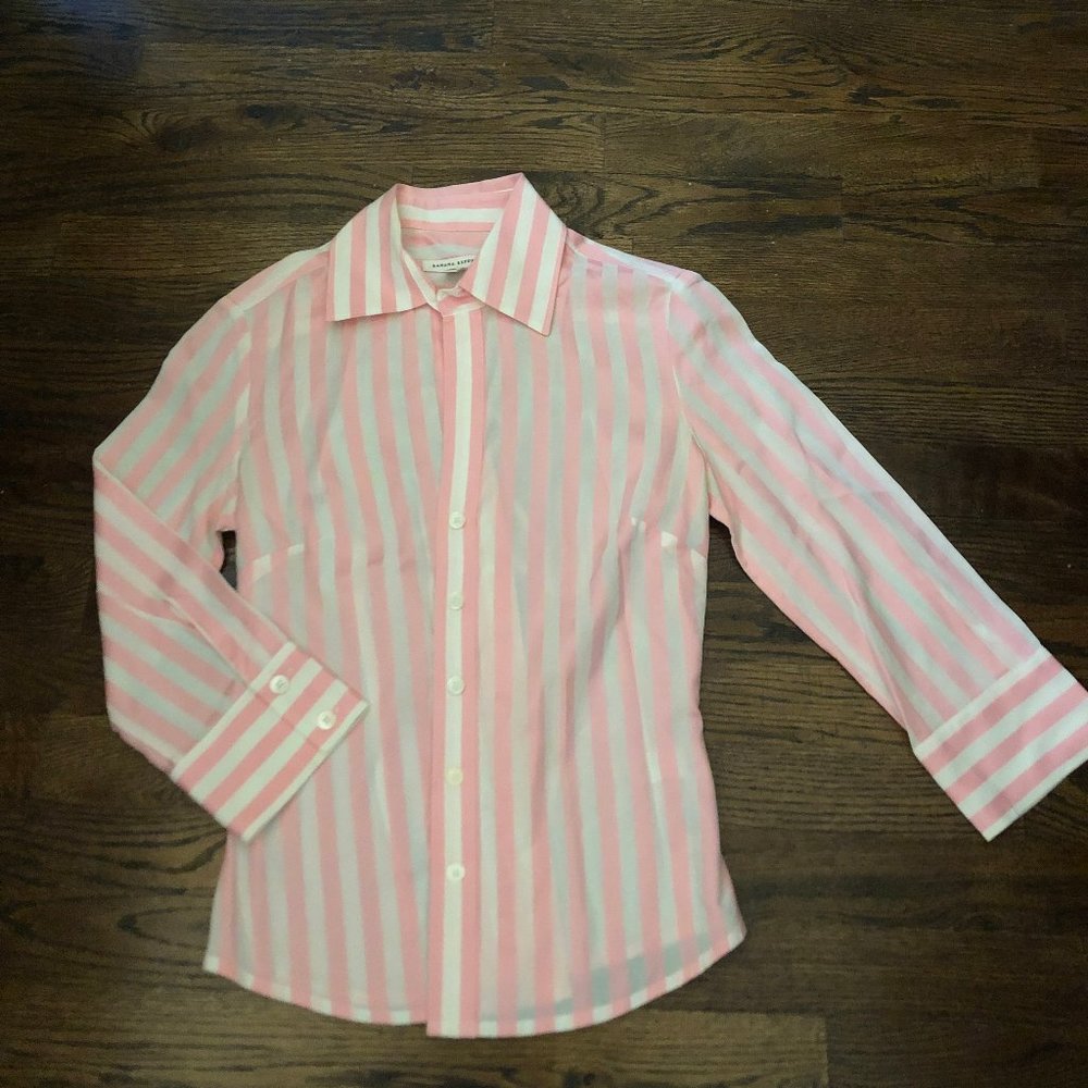 Striped Banana Republic Button Down